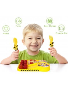 Set  Posate per Bambini a Tema Cantiere