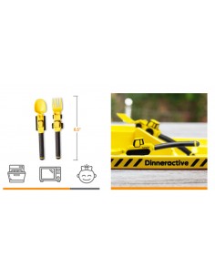 Set  Posate per Bambini a Tema Cantiere