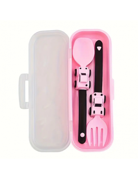 Set  Posate per Bambini a Tema Cantiere