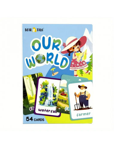 Il nostro mondo – 54 flashcard impermeabili