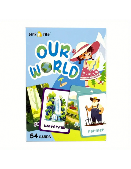 Il nostro mondo – 54 flashcard impermeabili