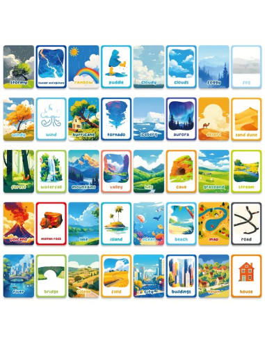 Il nostro mondo – 54 flashcard impermeabili