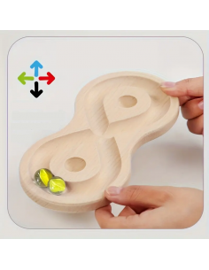 Gioco di abilità motorie in legno