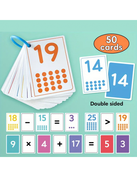 Flashcard numeriche e operazioni