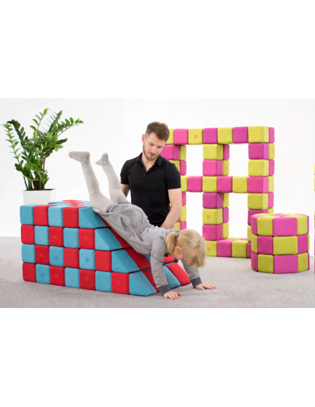 Blocchi magnetici morbidi educativi Set Base JollyHeap 100pz.