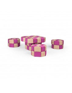 Blocchi magnetici morbidi Set Creativo JollyHeap 100pz.