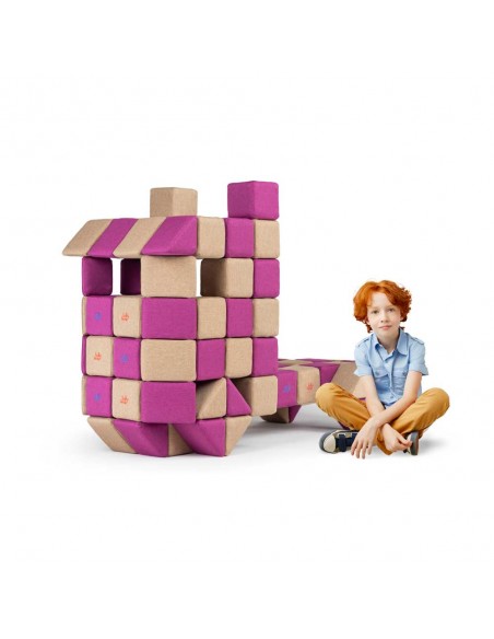 Blocchi magnetici morbidi educativi Set Creativo JollyHeap 100pz.