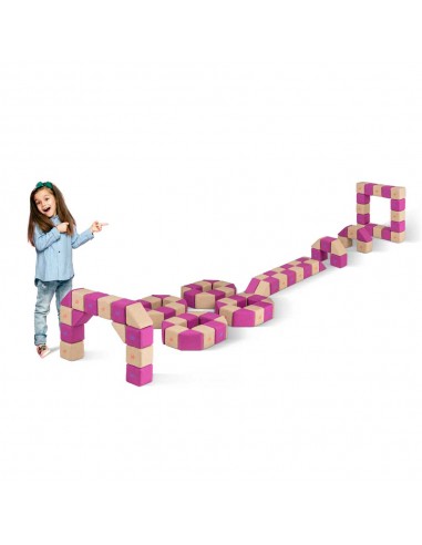 Blocchi magnetici morbidi educativi Set Creativo JollyHeap 100pz.
