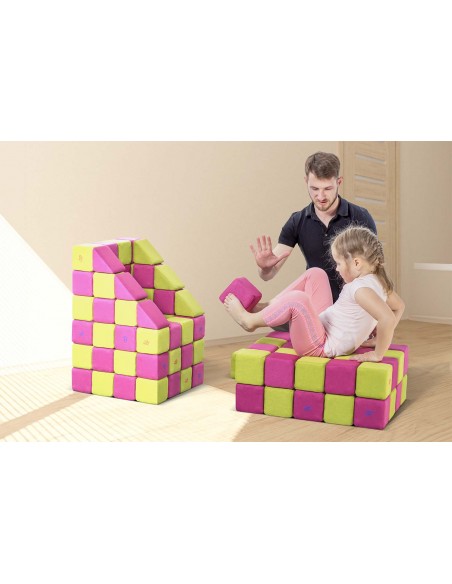 Blocchi magnetici morbidi educativi Set Base JollyHeap