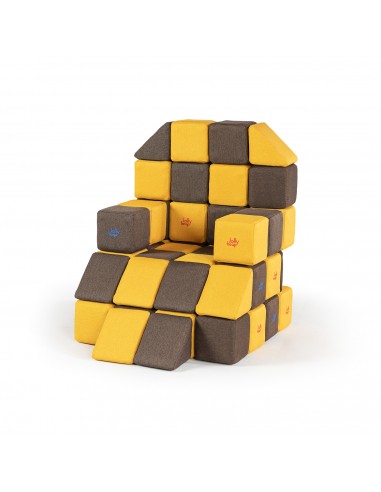 Blocchi magnetici morbidi educativi Set Medium JollyHeap 50pz.