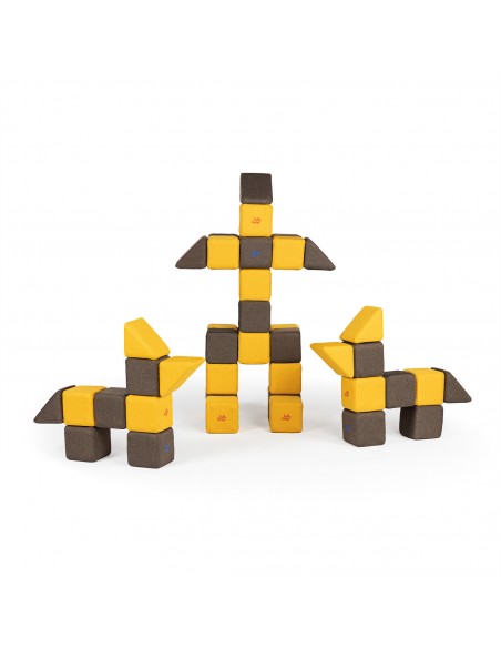 Blocchi magnetici morbidi educativi Set Base JollyHeap