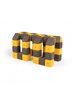 Blocchi magnetici morbidi Set Medium JollyHeap 50pz.