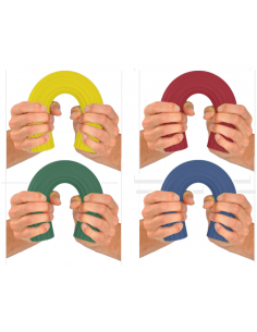 MoVeS Bar-Barra flessibile set da 4pz. per esercizi di mano, braccio e spalla