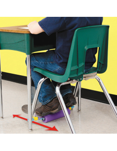 Poggiapiedi a rullo per sedia