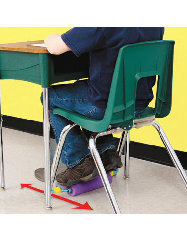 Poggiapiedi a rullo per sedia