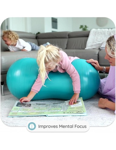 Balance Peanut Ball per esercizi e riabilitazione – 90 x 45 cm