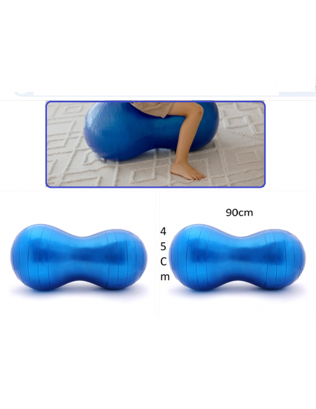 Balance Peanut Ball per esercizi e riabilitazione – 90 x 45 cm