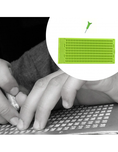 Tavoletta per scrittura in Braille – 9 righe con penna stilo