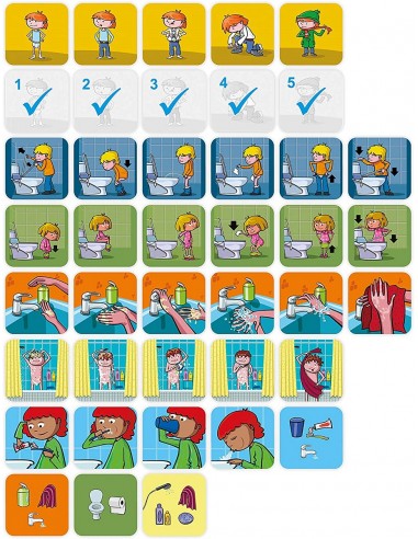 Sequenze igiene e abitudini – Gioco educativo