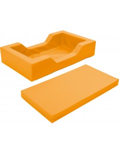 Lettino morbido baby in espanso con materasso incluso