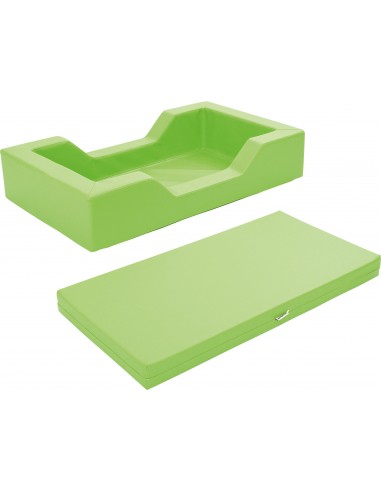 Lettino morbido baby in espanso con materasso incluso