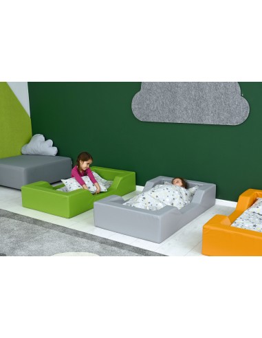 Lettino morbido baby in espanso con materasso incluso