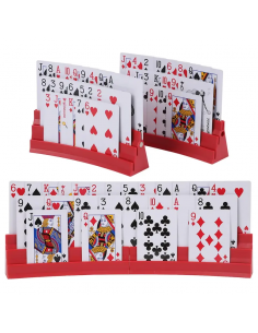 Porta carte da gioco pieghevole a 3 scanalature