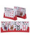 Porta carte da gioco pieghevole a 3 scanalature