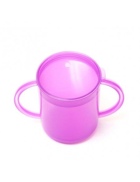 Bicchiere terapeutico doppio manico con 2 coperchi – senza BPA