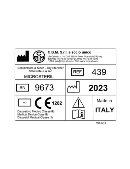 STERILIZZATRICE A SFERE DI QUARZO