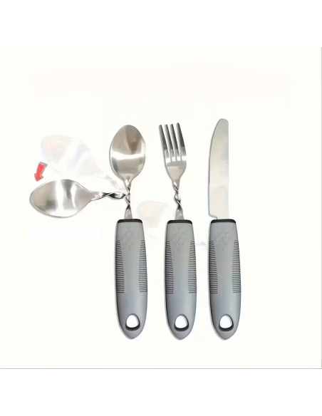 Kit di Posate Flessibili Antiscivolo