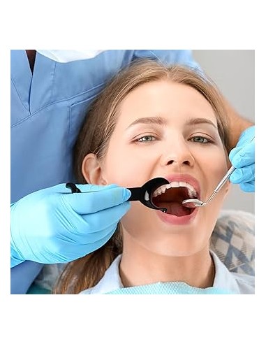 Apribocca bilaterale doppio – Retrattore labiale trasparente per valutazione e fotografia