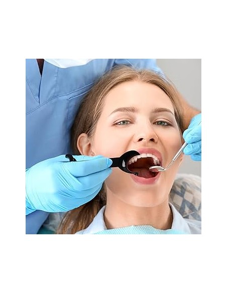 Apribocca bilaterale doppio – Retrattore labiale trasparente per valutazione e fotografia