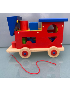Puzzle Locomotiva legno