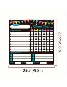 Lavagna Magnetica Cancellabile per Pianificazione Settimanale