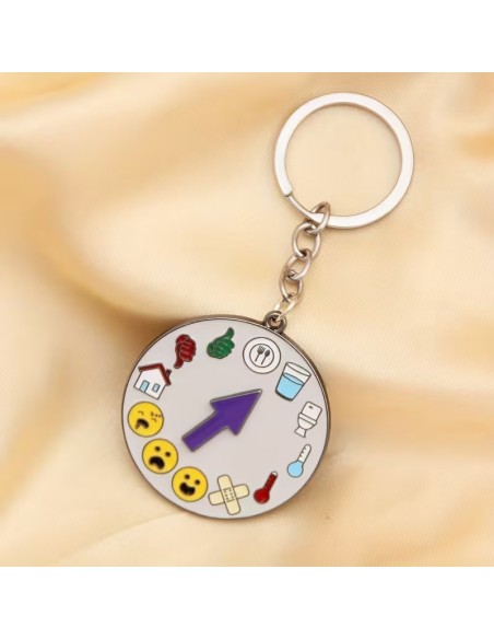 Portachiavi per la Comunicazione Non-Verbale – Supporto Visivo Tascabile