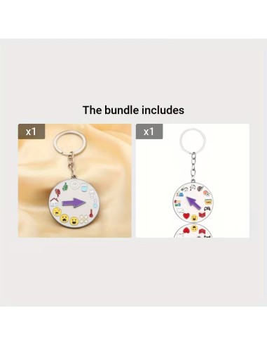 Portachiavi per la Comunicazione Non-Verbale – Supporto Visivo Tascabile