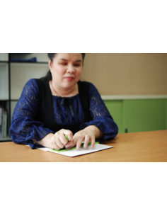 Tavoletta per scrittura in Braille – 4 righe con penna