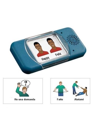 Comunicatore GoTalk Duo AAC 1 o 2 messaggi