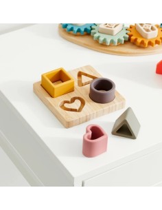 SiliSoft Puzzle in Legno con Forme in Silicone
