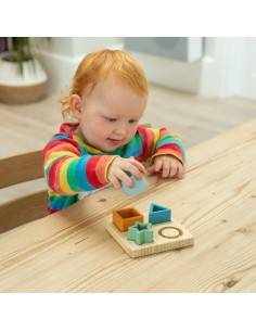 SiliSoft Puzzle in Legno con Forme in Silicone