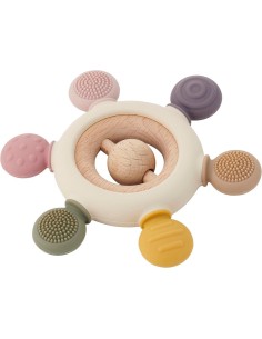 SiliSoft Sonaglio Massaggiagengive in Silicone e Legno