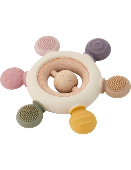 SiliSoft Sonaglio Massaggiagengive in Silicone e Legno