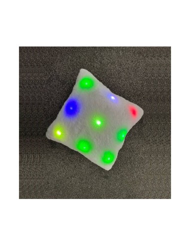 Cuscino sensoriale LED con luce soffusa e tessuto morbido