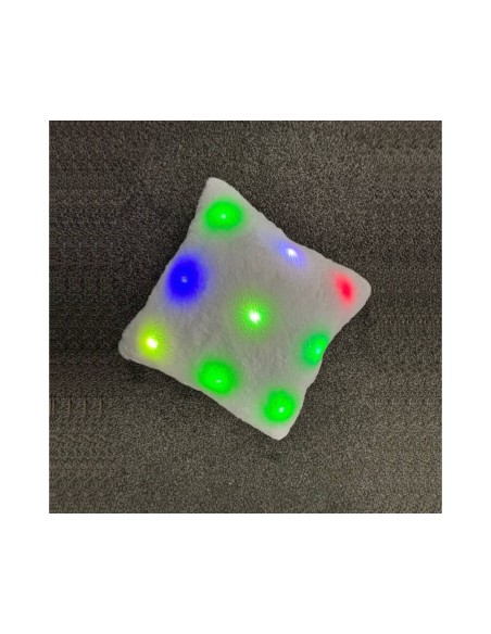 Cuscino sensoriale LED con luce soffusa e tessuto morbido