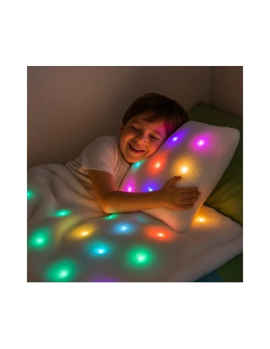 Cuscino sensoriale LED con luce soffusa e tessuto morbido