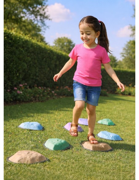 Pietre di Bilanciamento Bambini 12 pezzi – Percorso Psicomotor