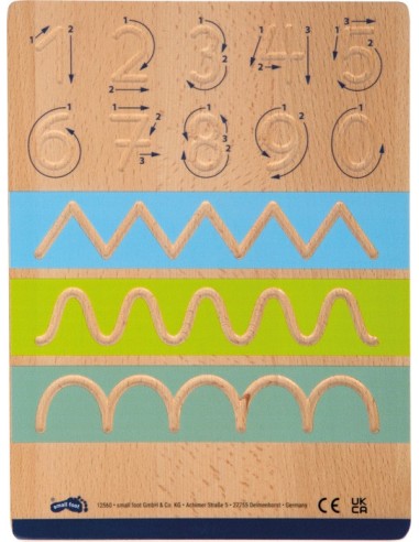 Lavagne Montessori per Imparare a Scrivere  Set in Legno FSC