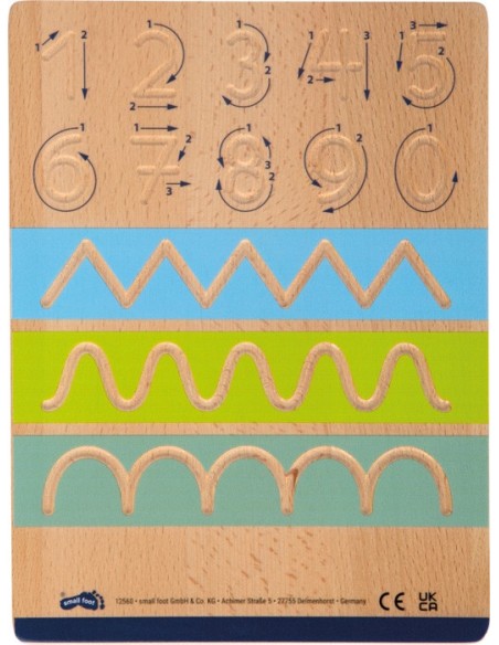 Lavagne Montessori per Imparare a Scrivere  Set in Legno FSC