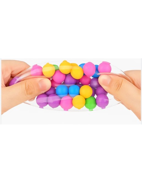 Pallina Antistress DNA | Fidget Sensoriale con Sfere Colorate